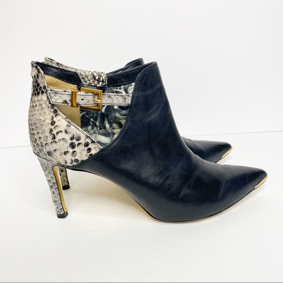 Ted Baker Snakeskin High Heel Booties Size 40.5 - Picture 3 of 15